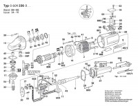 Bosch 0 601 336 041 Angle Grinder 110 V / GB Spare Parts